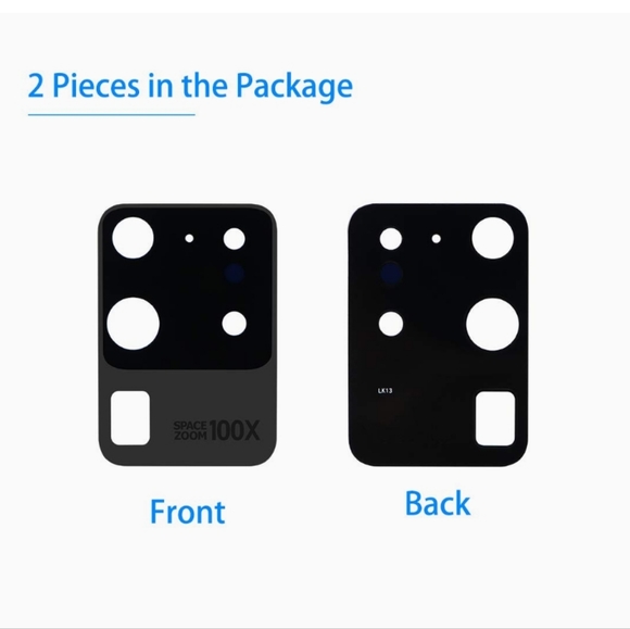 Rear Camera Glass Lens Replacement for Samsung Galaxy S20 Ultra - Picture 6 of 9